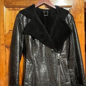 Women's Black Leather Jacket